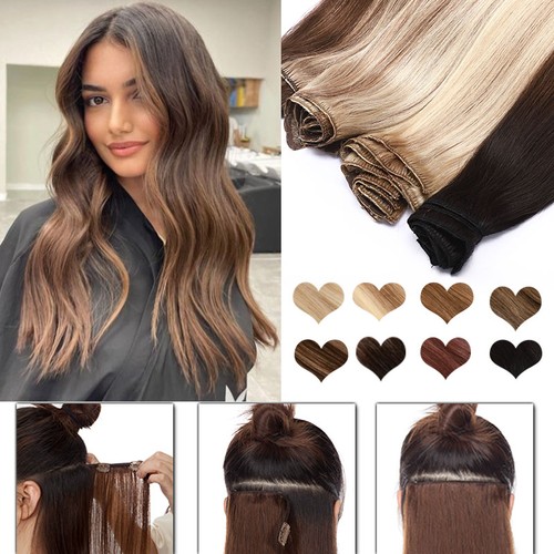 Echthaar clip extensions - echthaar,