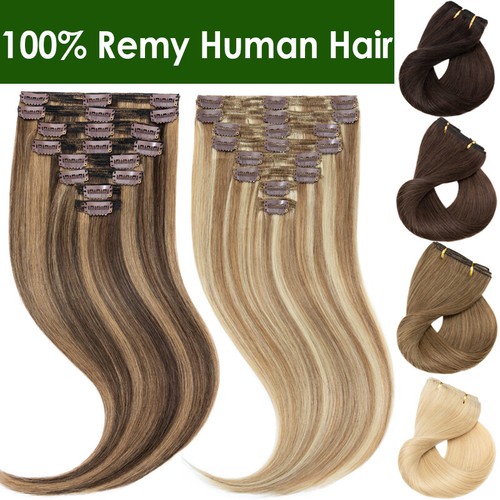 120g dick echthaar clip - 120g,