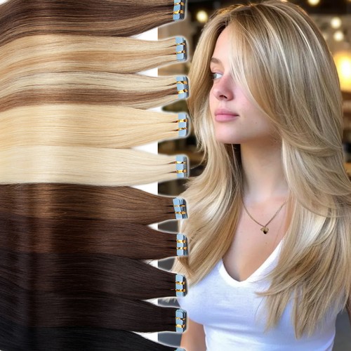 Invisible tape extensions - invisible, 100%