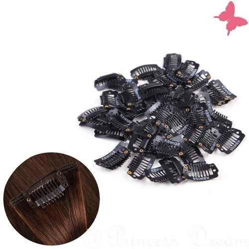 10x tressenclips haartressen - tressenclips,