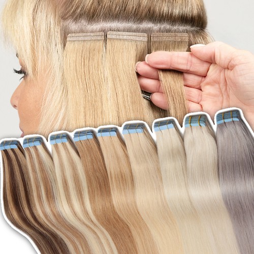 Stück tape hair - in,