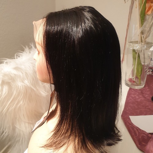 Echthaar lace frontal wig