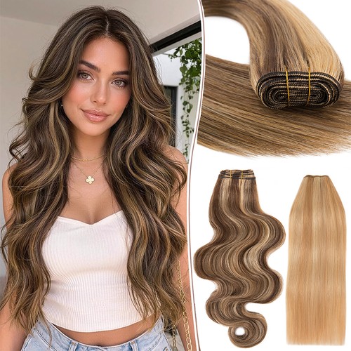 100g echthaar tressen weft - echthaar,
